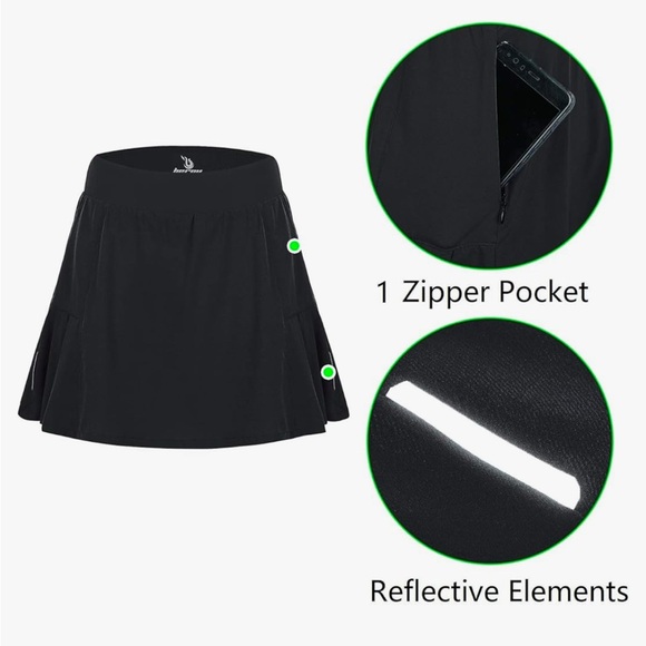 NWT beroy Women Quick Dry and Breathable Cycling Skirt with 3D Padding sz 3XL - Picture 8 of 9